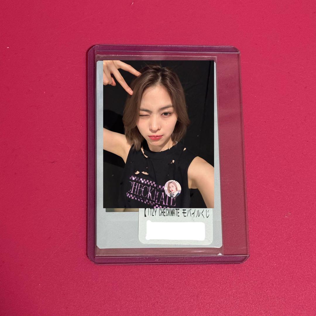 itzy checkmate モバイルくじ サインチェキ リュジン