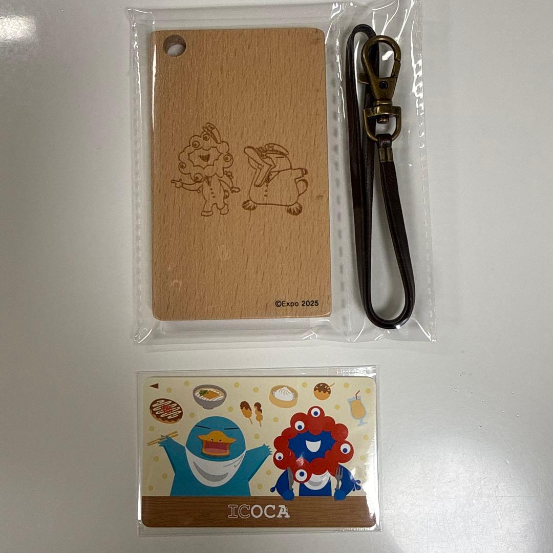 万博記念ICOCA　木製パスケース　Ｂ