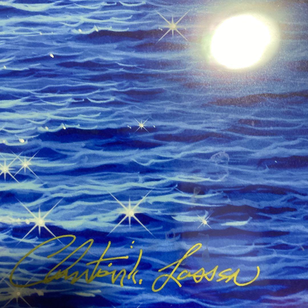 クリスチャンラッセン版画　ブライトフューチャー　65×50 保証書あり