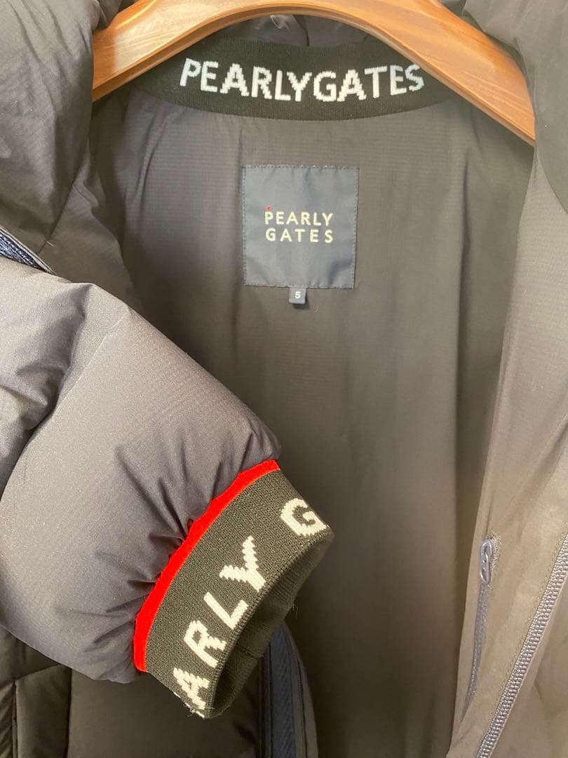 【PEARLY GATES 】美品！暖かいフード付きダウンジャケット サイズ5