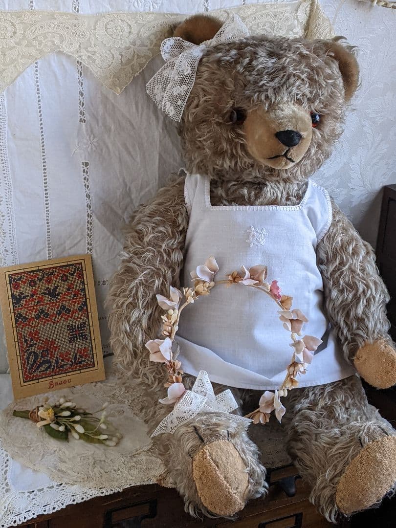 【g】アンティークベア　アンティークテディベア　大きなハーマン