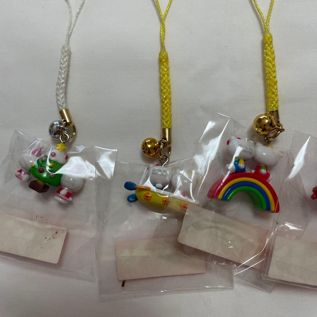 新品◆ハローキティ ご当地キティ 根付けストラップ キティ&ミミィ 10個セット