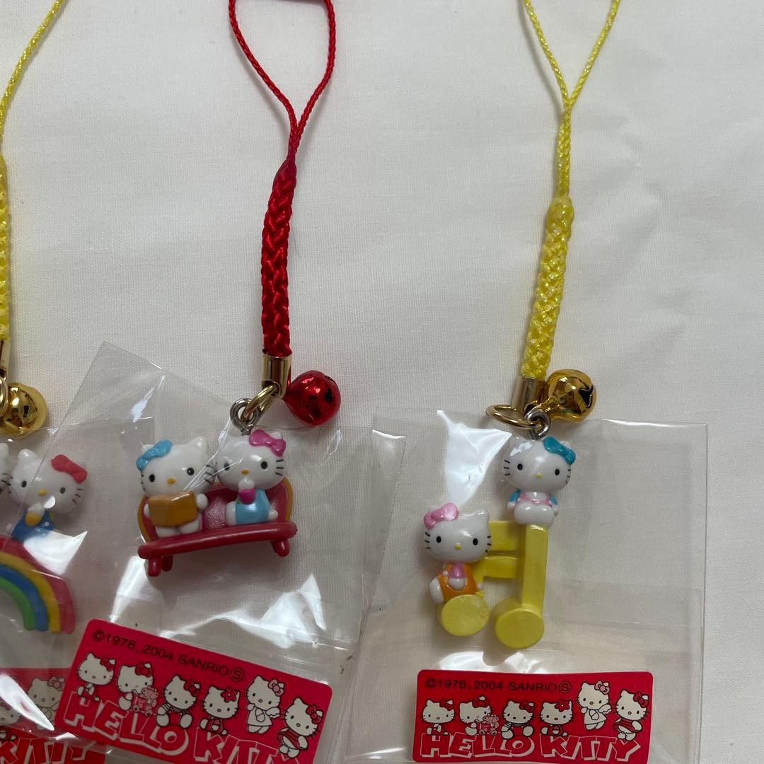 新品◆ハローキティ ご当地キティ 根付けストラップ キティ&ミミィ 10個セット