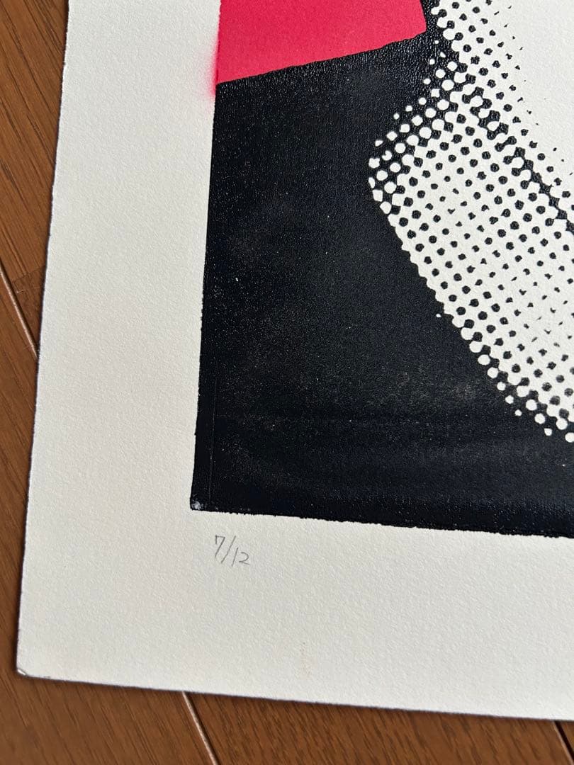 乾シンイチロウ シルクスクリーンbeat it ゲルニカ　マイケルジャクソン