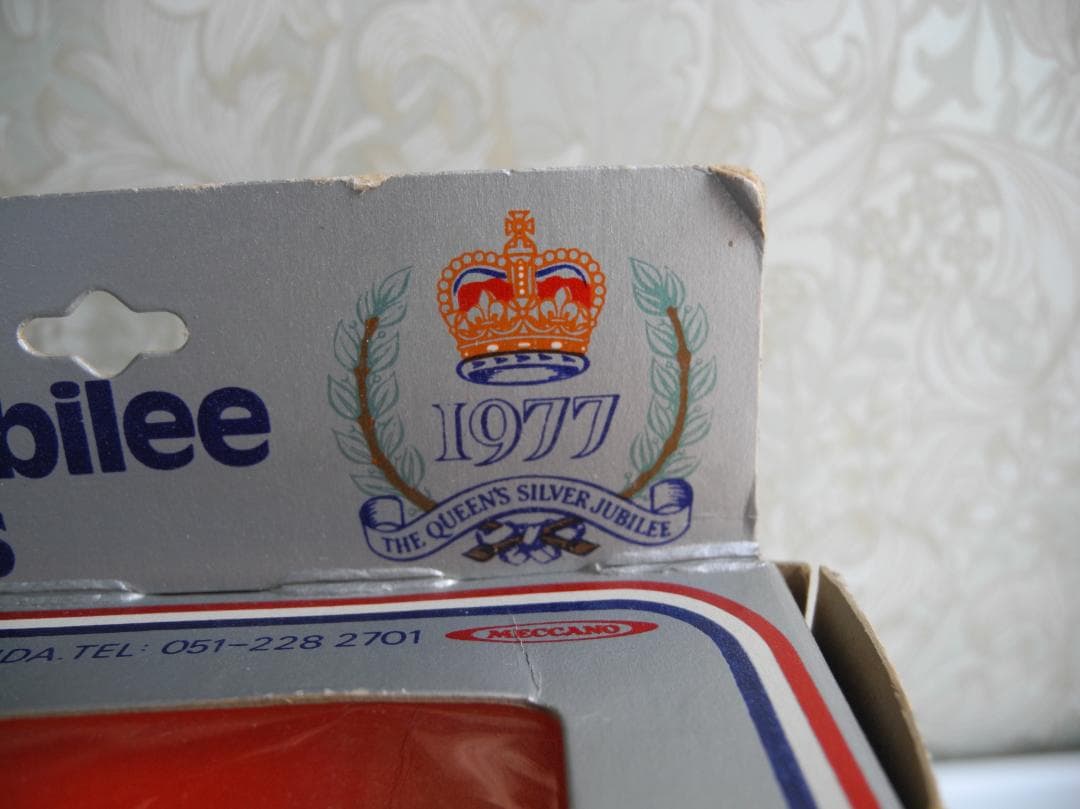 Dinky 【女王陛下即位25周年】Silver Jubilee Bus1977