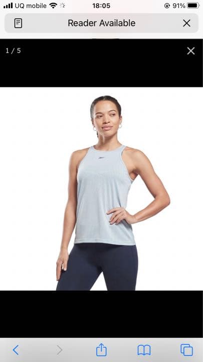 レズミルズR パーフォレーテッド タンク トップ