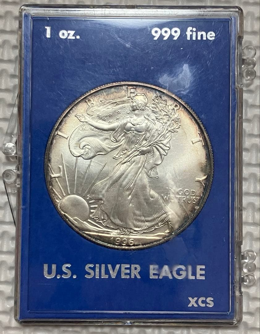 1996年　アメリカ　シルバーイーグル銀貨　1オンス銀貨　シルバーダラー