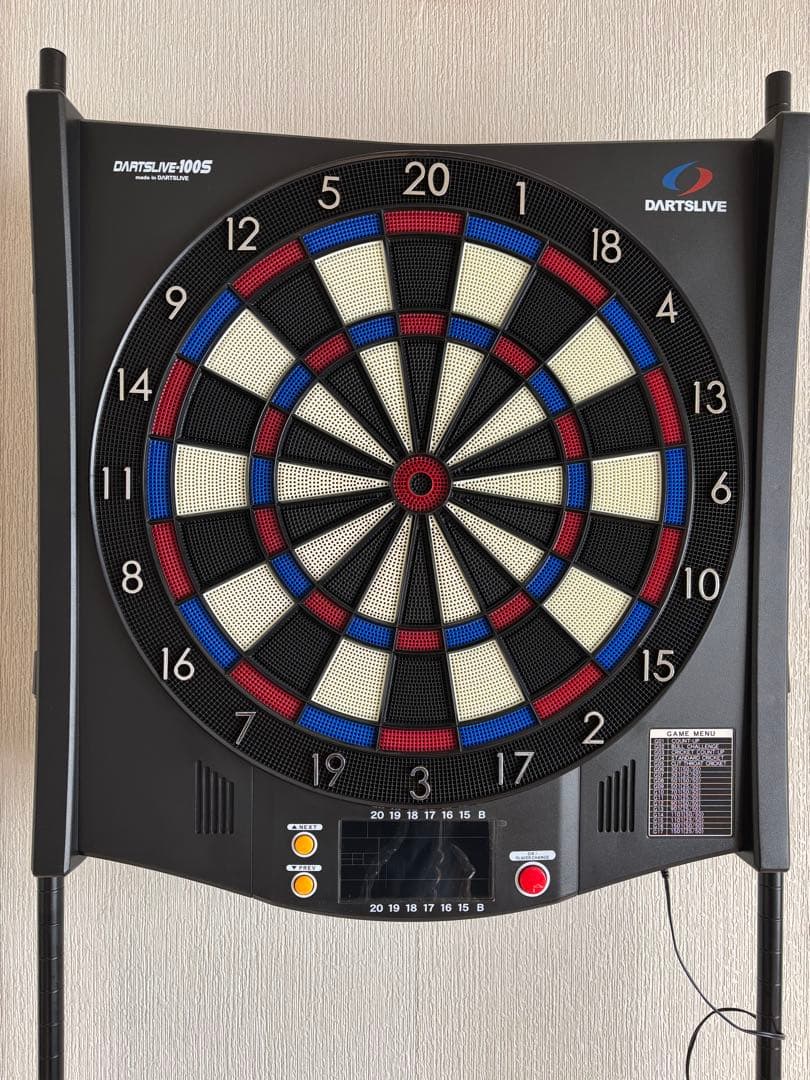 ダーツセット一式（ダーツボード、ダーツボードスタンド、LEDスローライン）