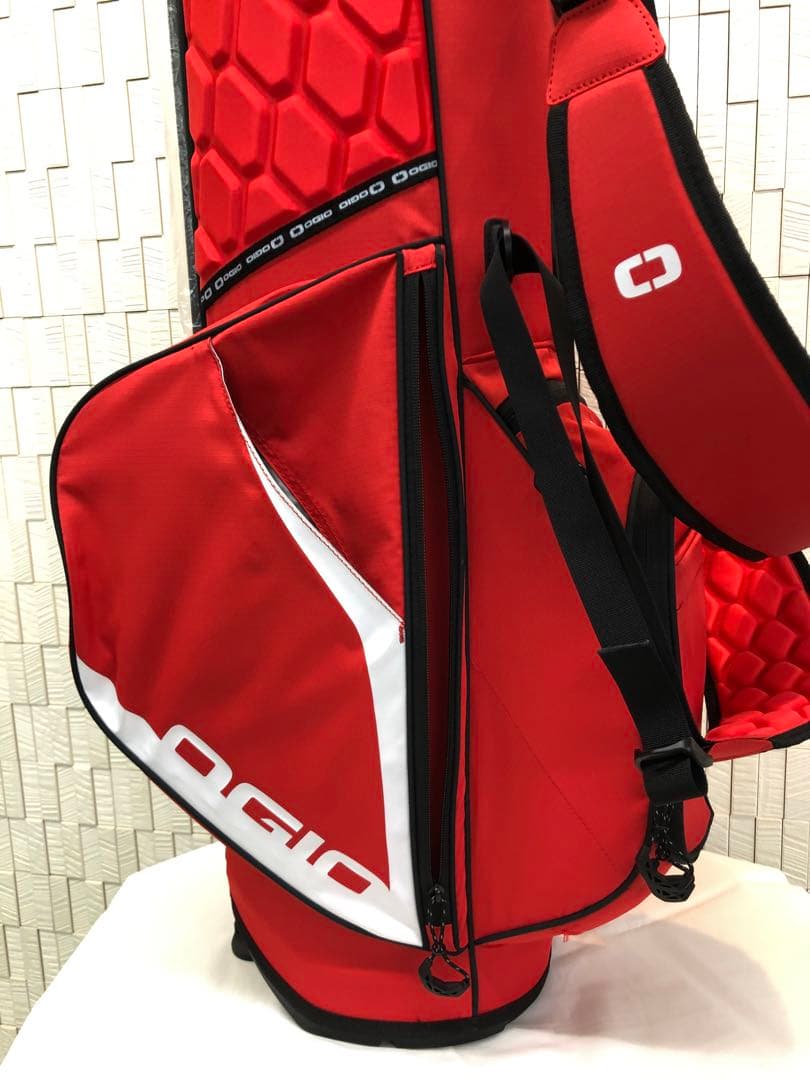 【callaway】Ogio ゴルフキャディバッグ 赤 新品タグ付き