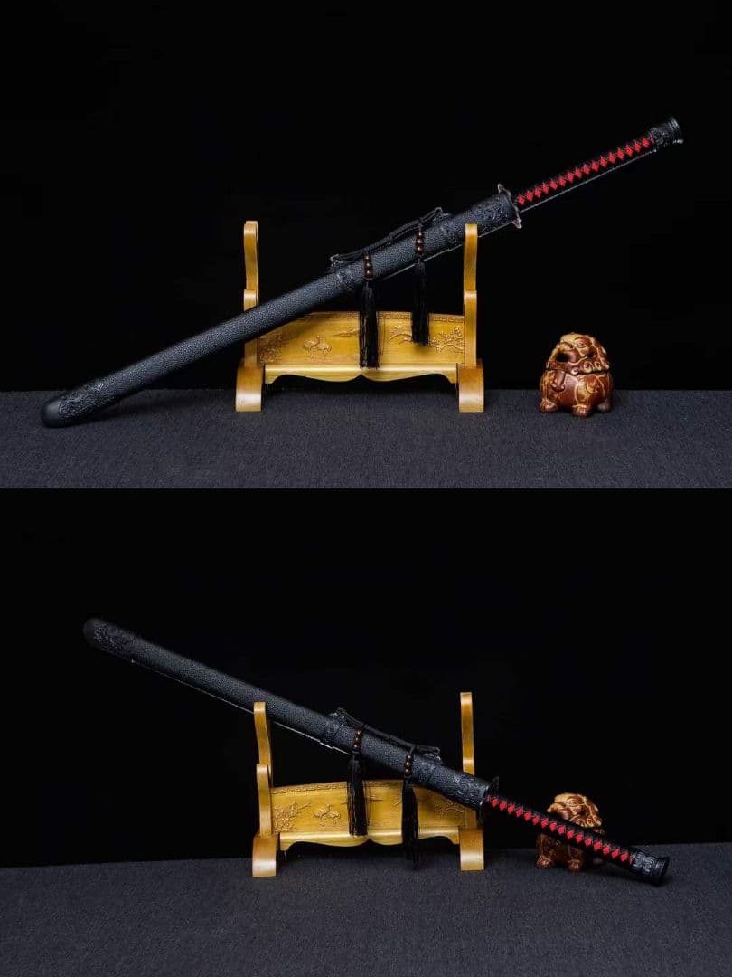 紅梅唐刀-高性能マンガン鋼 古兵器   武具　刀装具　日本刀　模造刀   居合刀