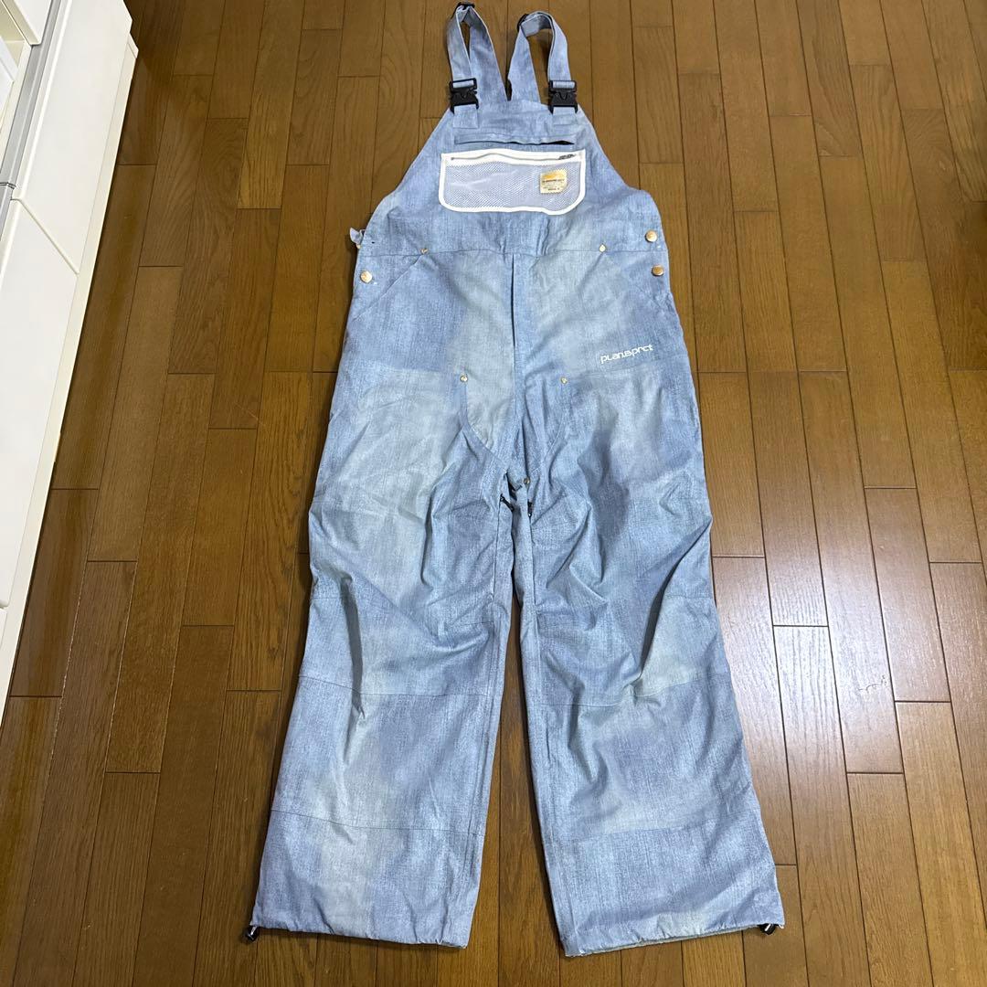 23-24 MOUNTAIN ROCK STAR ビブパンツDENIM Mサイズ
