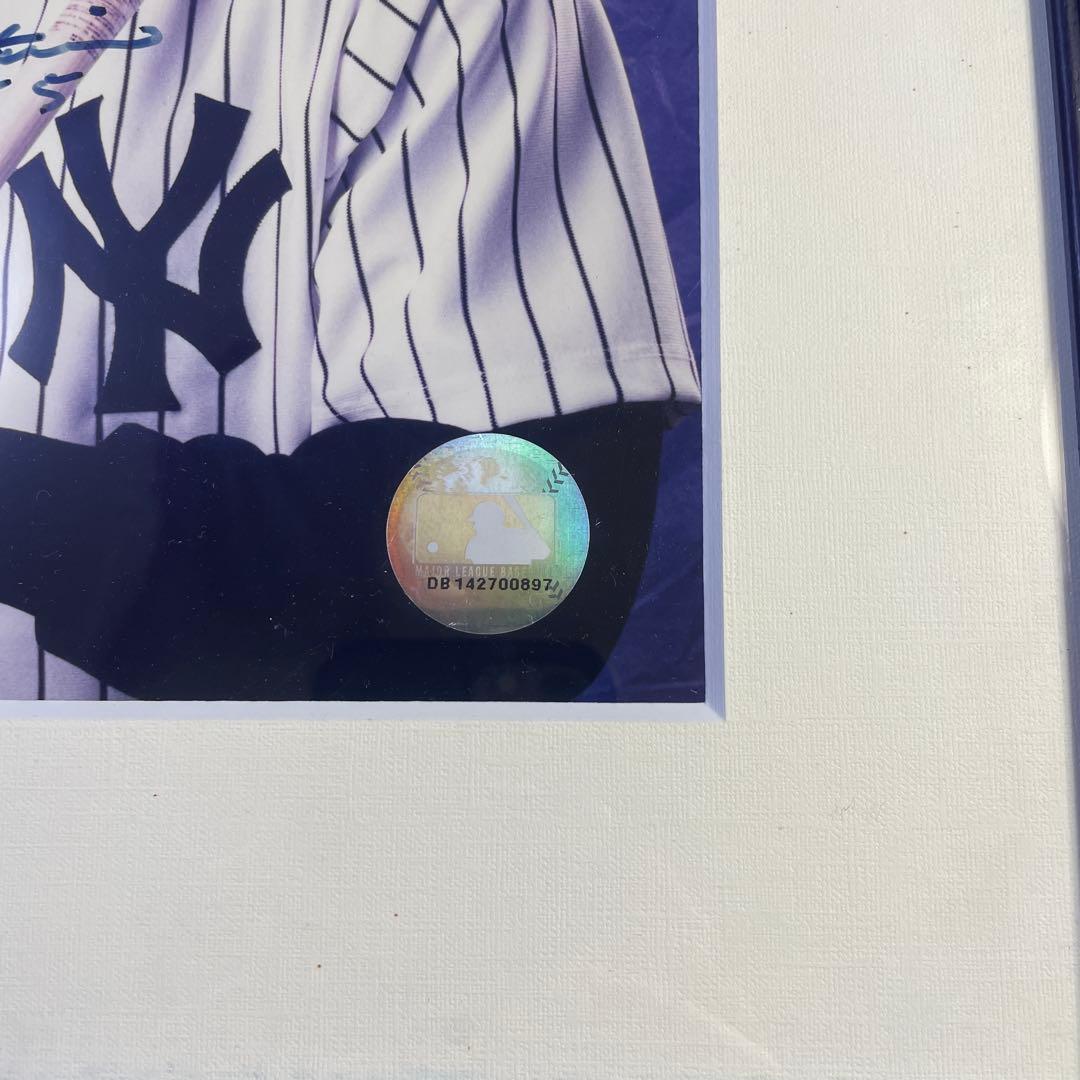 松井秀喜　ヤンキース　サイン　野球　国民栄誉賞　HIDEKI MATSUI