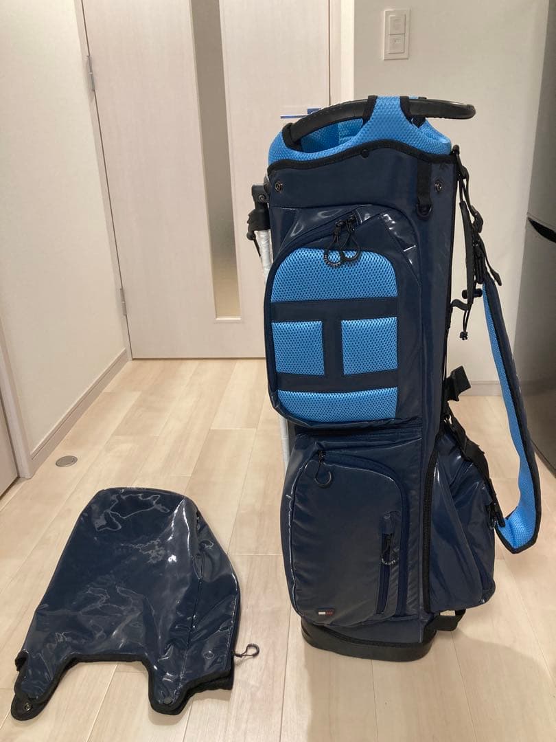 トミーヒルフィガー ゴルフスタンドバッグ ネイビー