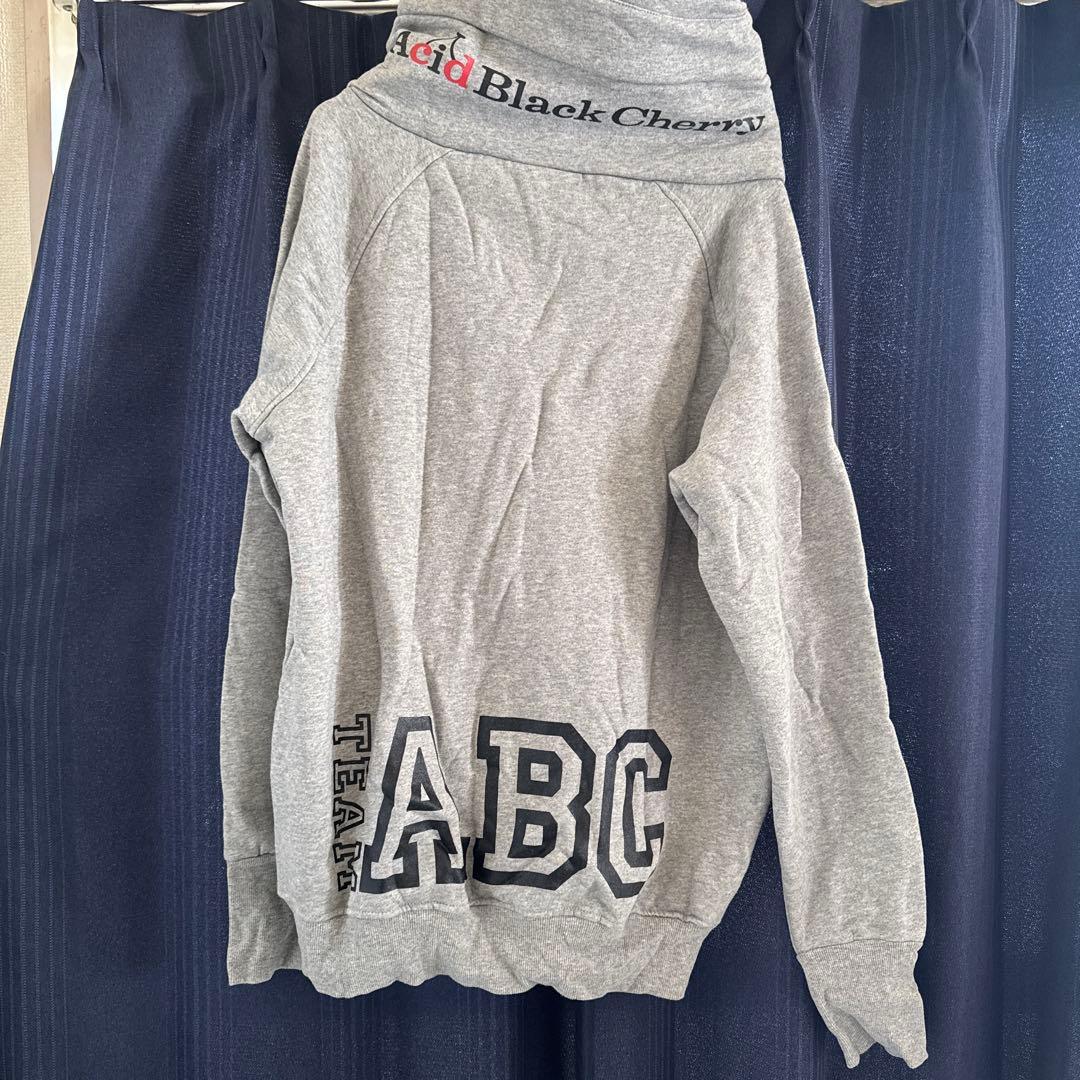 AcidBlackCherryボリュームネックパーカーグレー