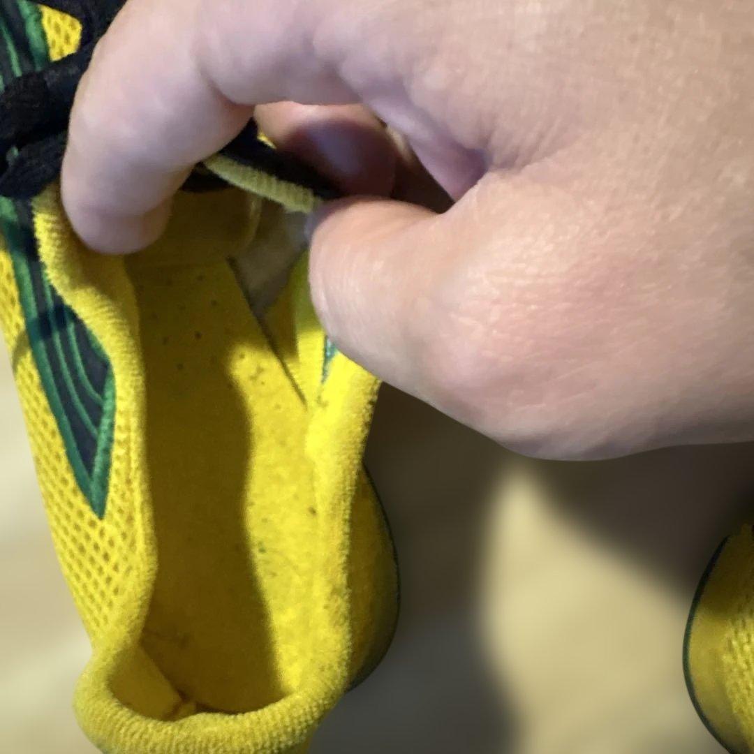 Puma イエロー グリーン スパイクシューズ　サイズ27.5センチ