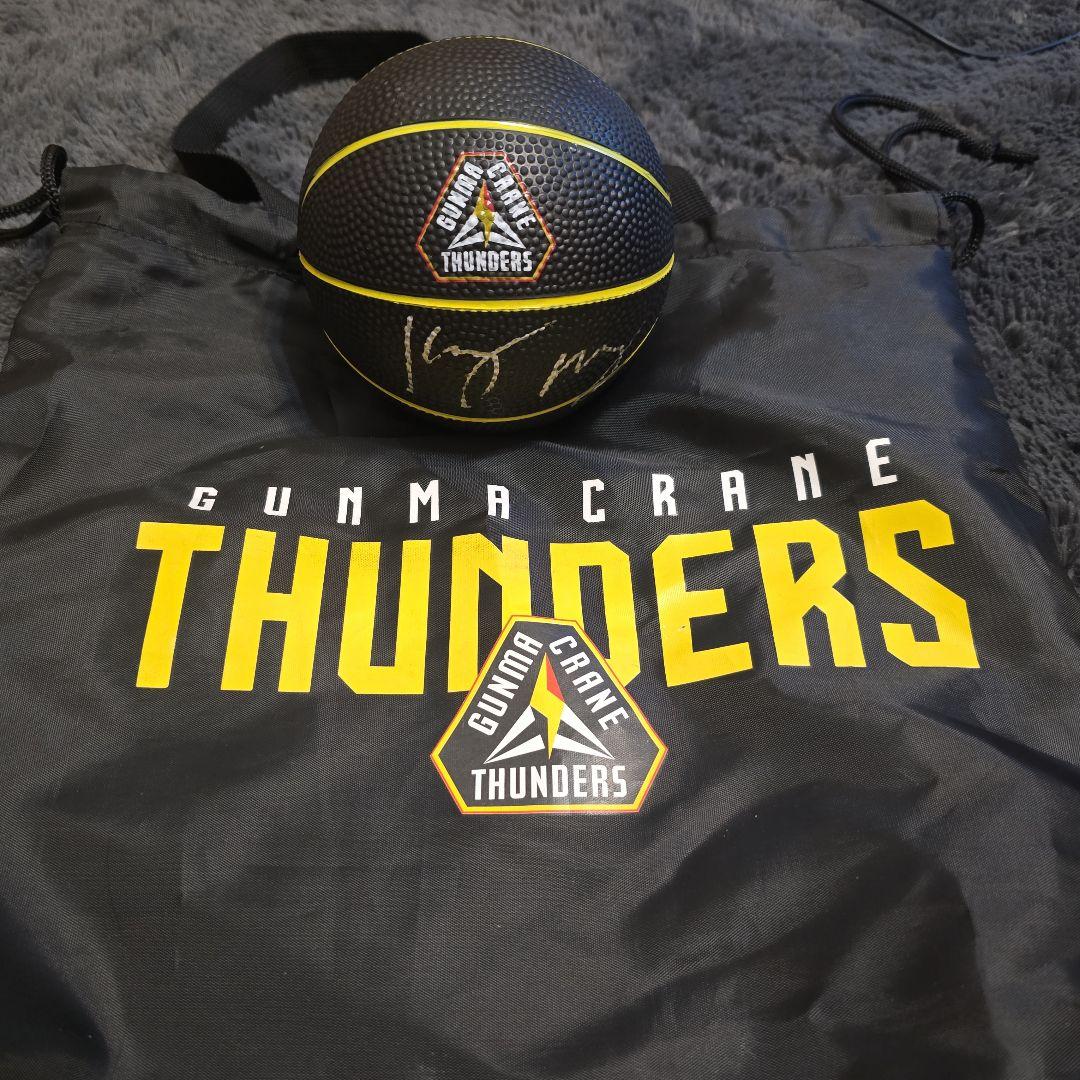 GUNMA CRANE THUNDERS サイン入りバスケットボール