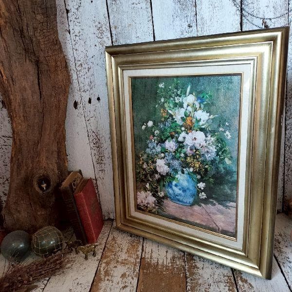 オーギュスト ルノワール 春の花束 1866 複製画 額装 アート 静物画