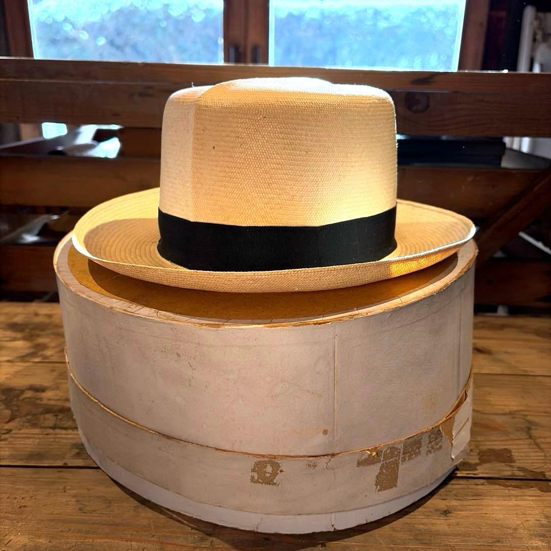 【genius Panama】　パナマハット　カンカン帽