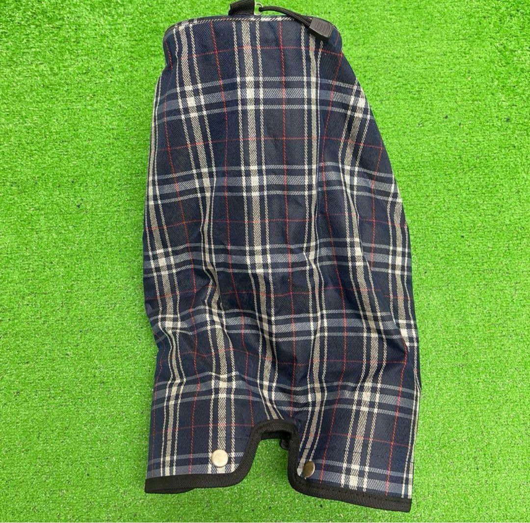 opst オプスト 8インチ ゴルフバッグ　チェック　ネイビー