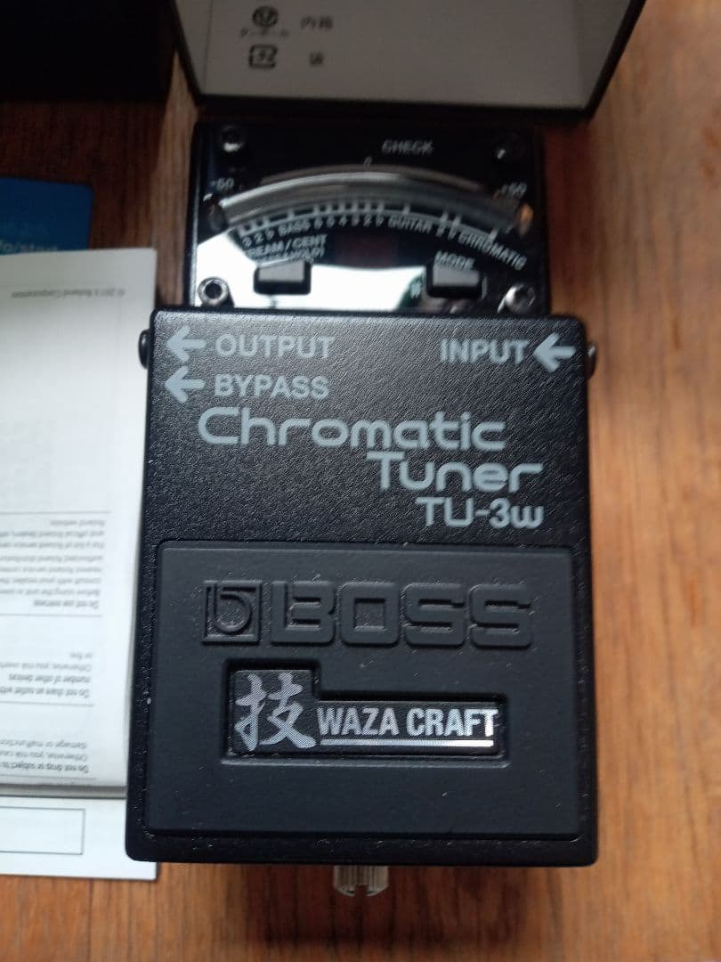 BOSS TU-3w　新古品、元箱、取説付き！