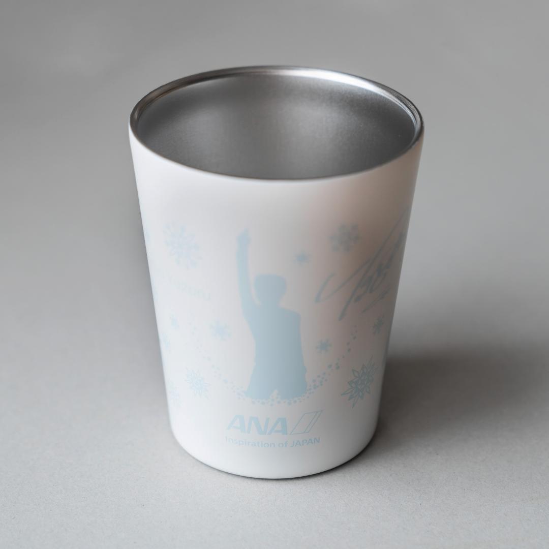 ＜ANA＞羽生結弦YUZUハンドタオル 2枚+ステンレスタンブラーセット