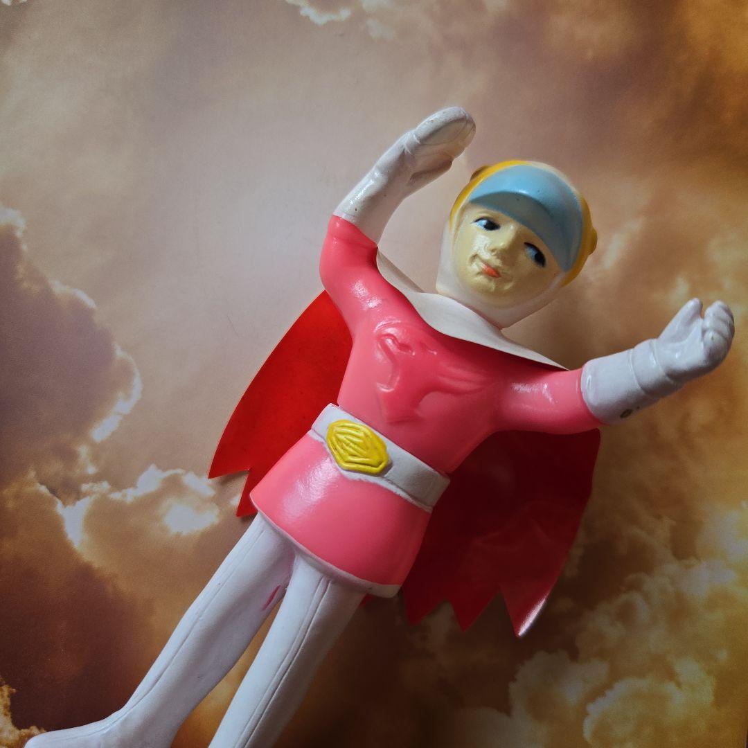 万創　ガッチャマン　白鳥のジュン　ソフビ