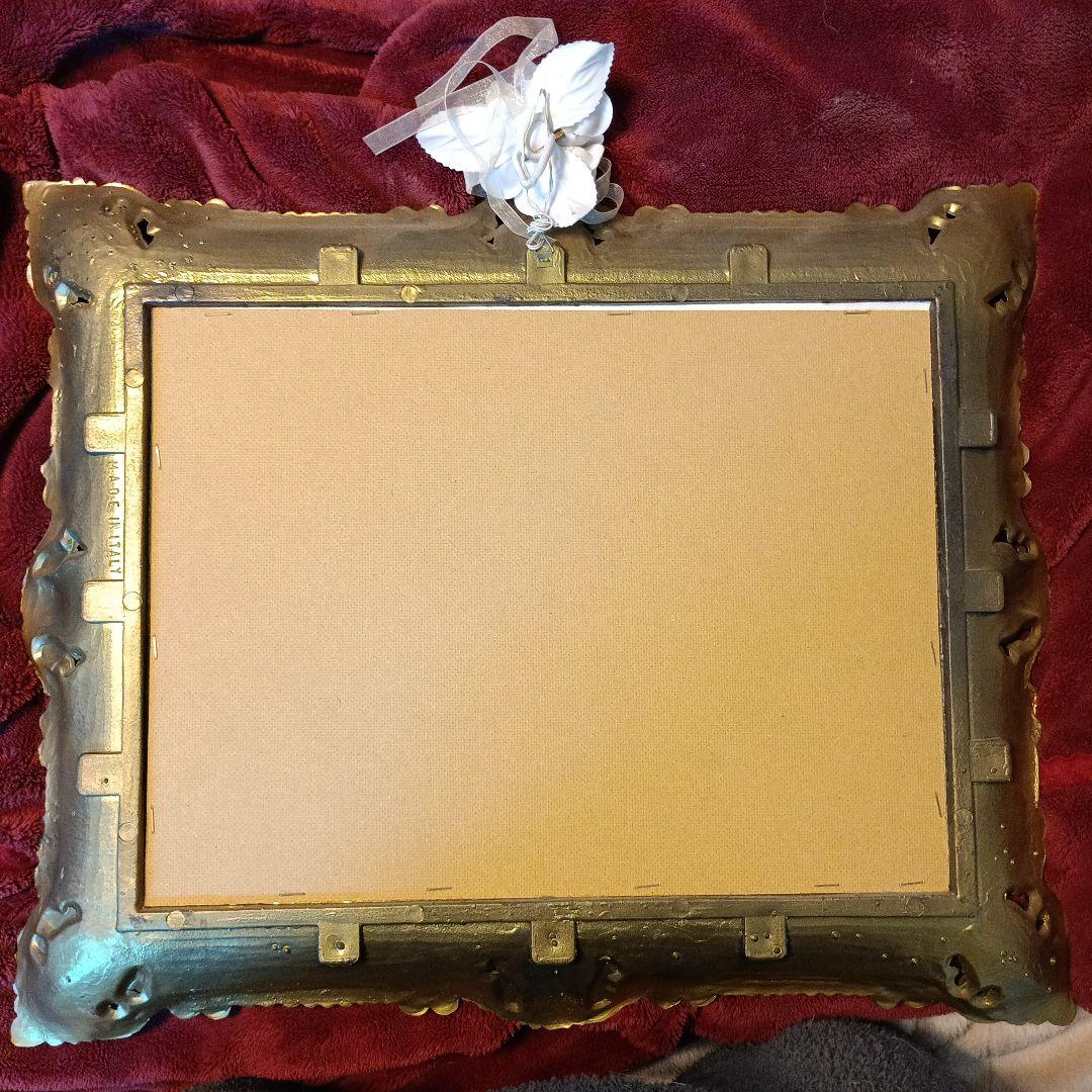 天使の子供たちの絵画 金色フレーム付き