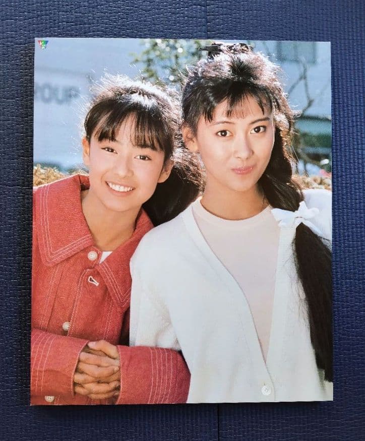 中山美穂さんと後藤久美子さん　「ママはアイドル」のパネルです