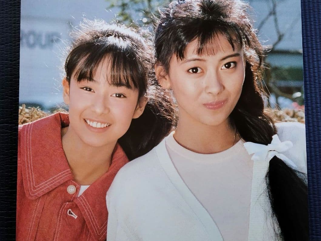 中山美穂さんと後藤久美子さん　「ママはアイドル」のパネルです