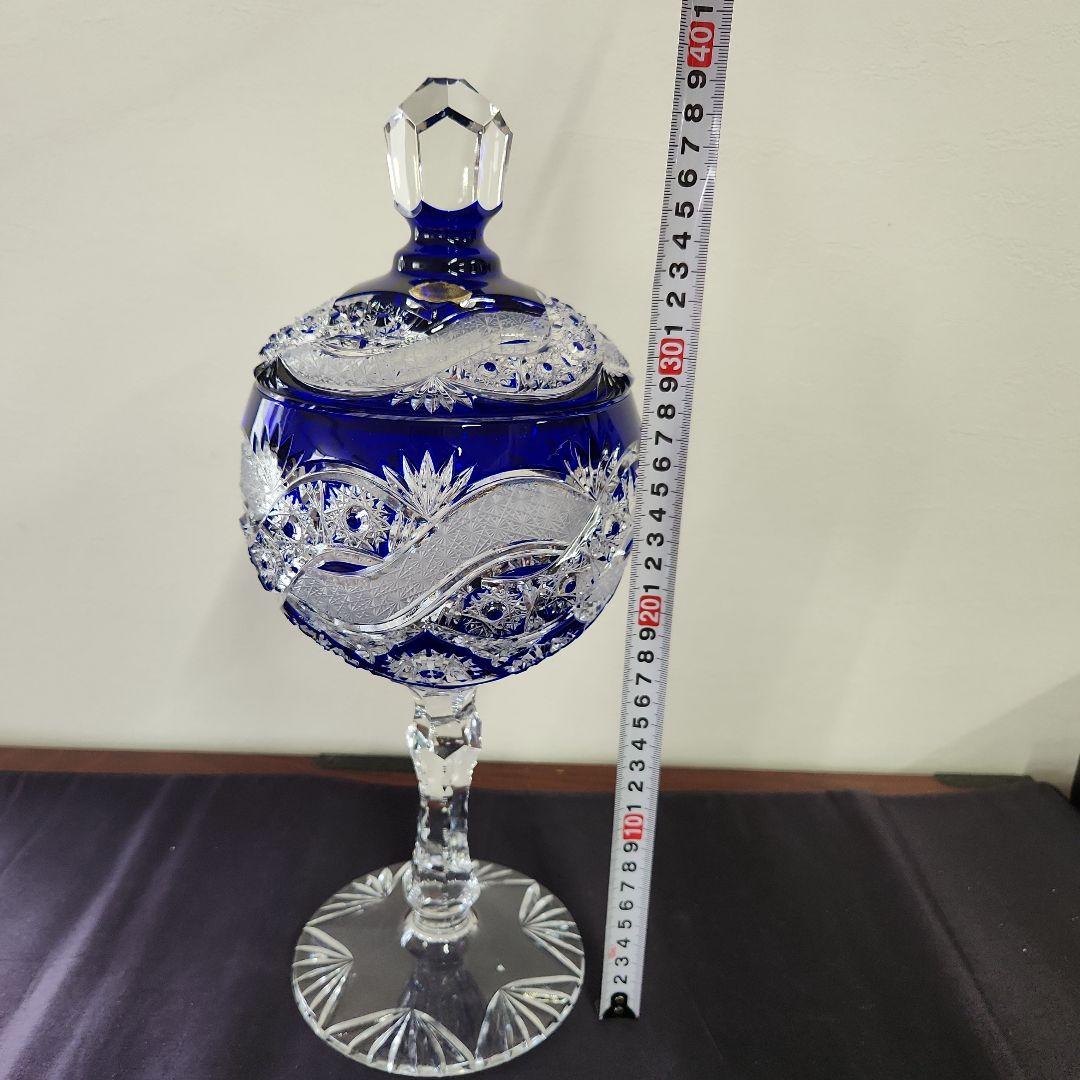 ドイツ　HALLER クリスタルキャンディーポット