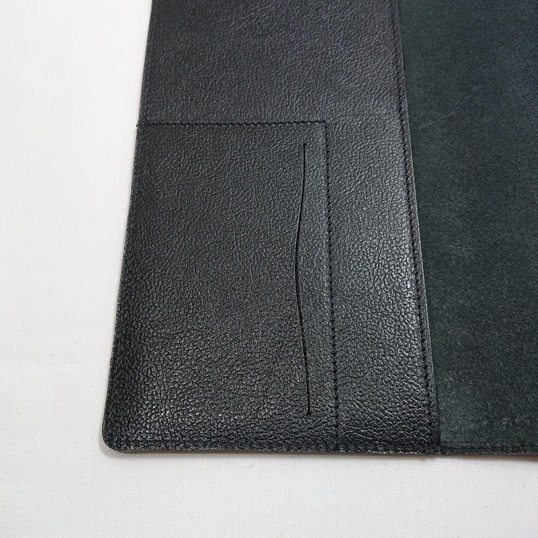 IL BISONTE イルビゾンテ A5ノートカバー ブラック