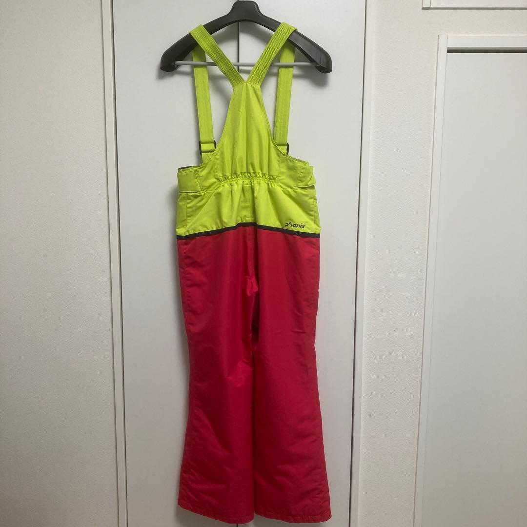 【美品】Phenix 160 子ども用スキーウェアセット　女の子　サイズ調節可能