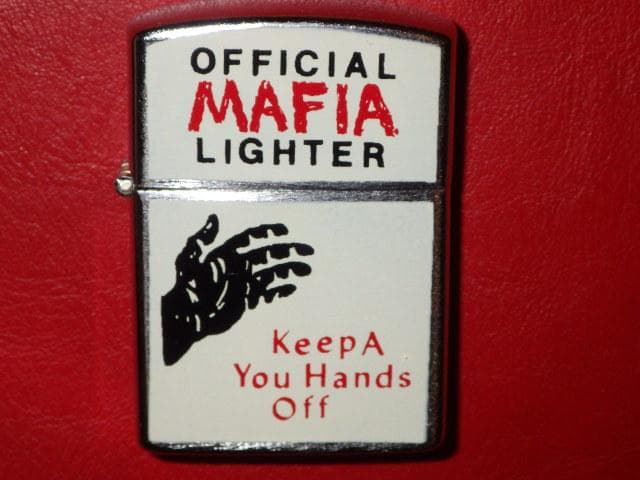 60’S★オイルライター★ビンテージ★オフィシャル マフィア ライター★ジョーク