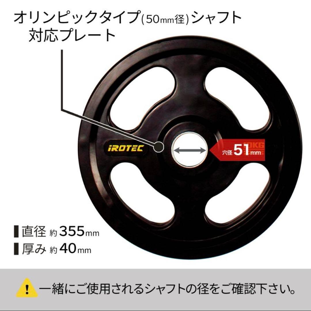 【激安】 IROTEC オリンピックプレート 10kg 2枚セット