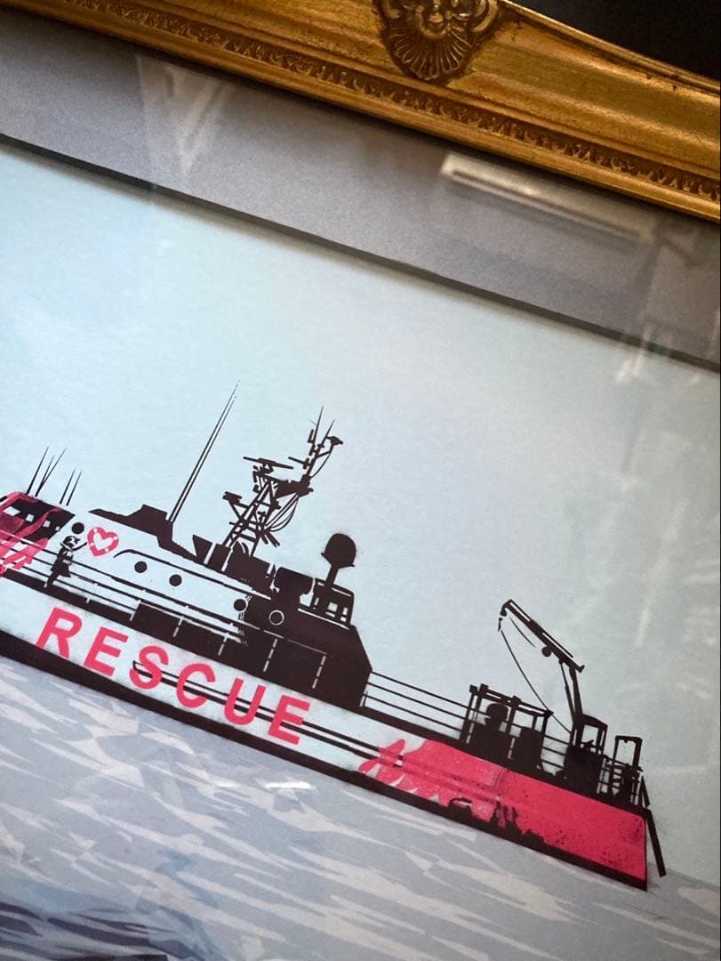 バンクシー BANKSY ポスター バルーン オリジナル　限定 COA 付き