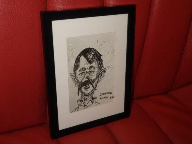 40’S★4つ目★ドランクマン★壁掛け★ポスター★アート★ビンテージ★酔っ払い