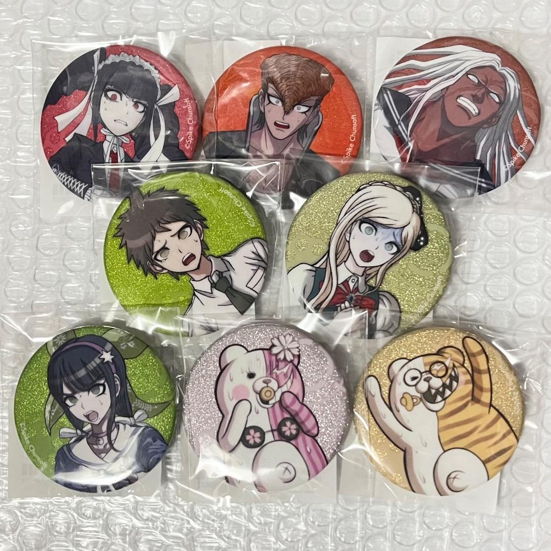 ダンガンロンパ　くじメイト　グリッター缶バッジ　セット