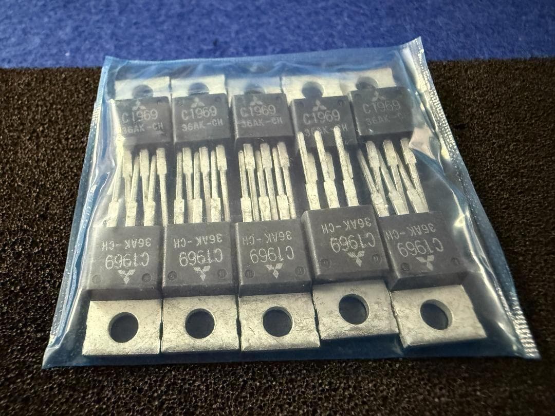 2SC1969 三菱 27MHz 15W TS940 SA280DX １０個