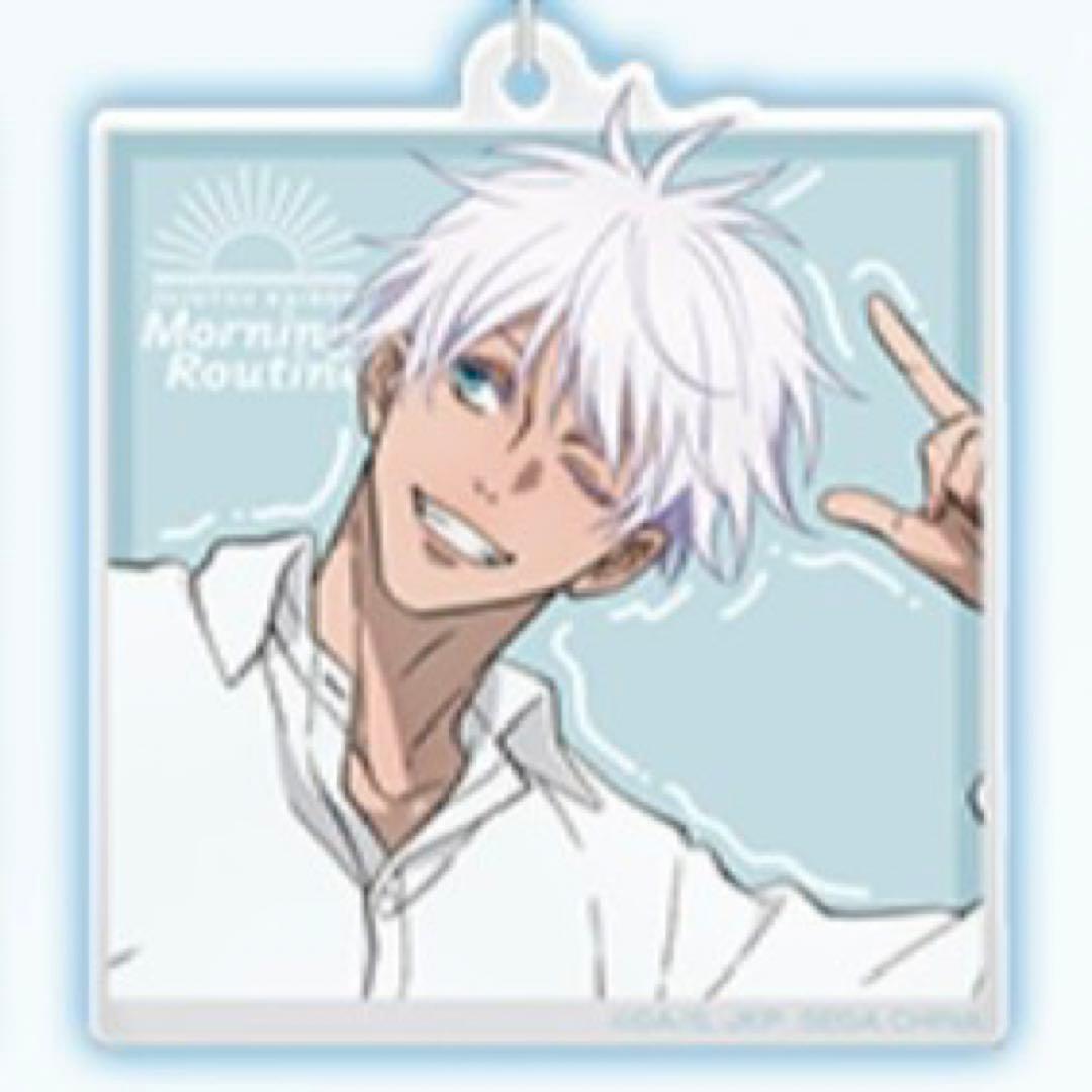 セガラッキーくじ　呪術廻戦　五条悟　アクスタ 缶バッジ  アクキー