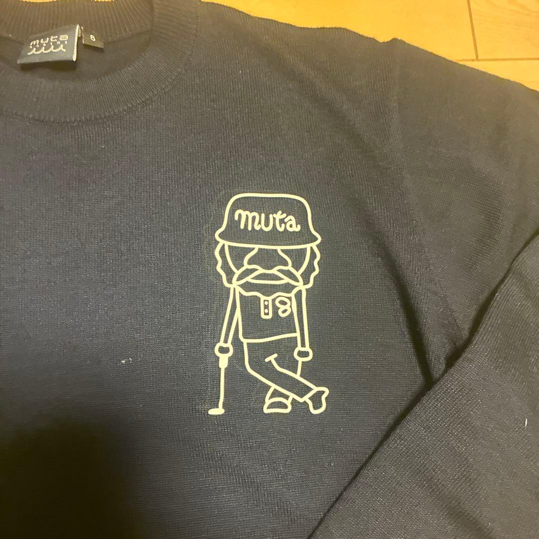 ムータマリンゴルフ ゴルフウェア メンズ スジェントル クルーネックセーター