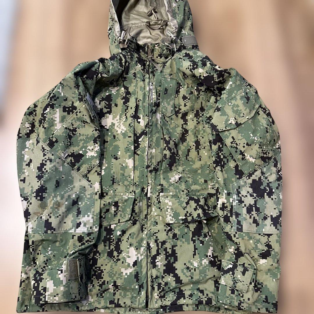 USN 米海軍 NWU パーカデジタルカモ 米軍放出品　ゴアテックス AOR2