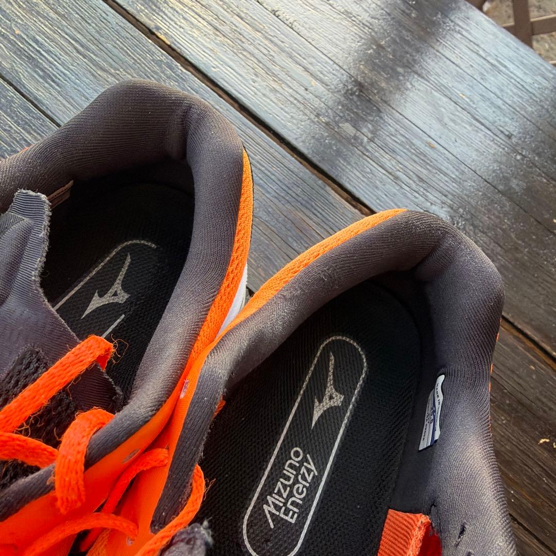 ミズノ　バレーボールシューズ　オレンジ　25.5cm