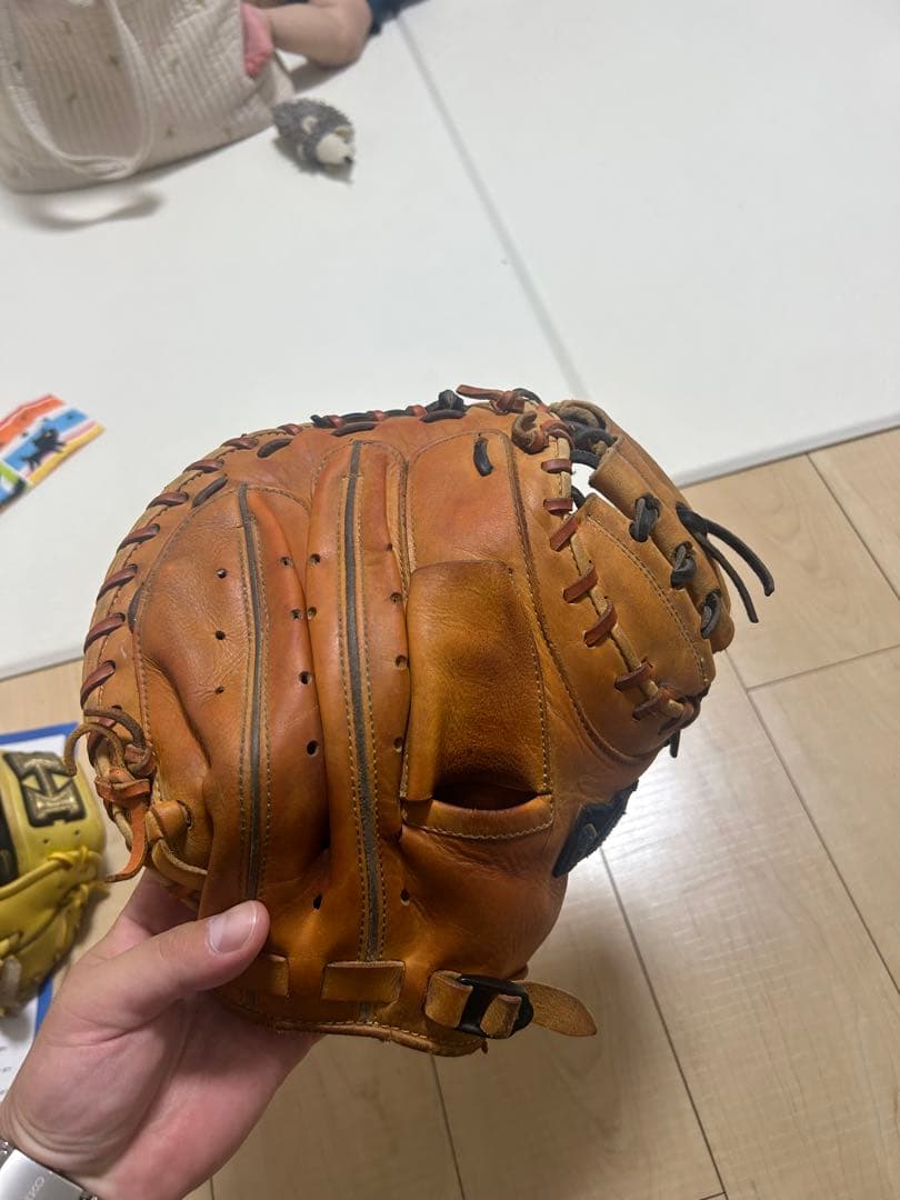 ハタケヤマ　軟式グローブ　キャッチャーミット