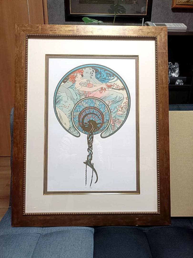 【希少／ミュシャ財団】風は青春とともに去る【アルフォンス・ミュシャ】