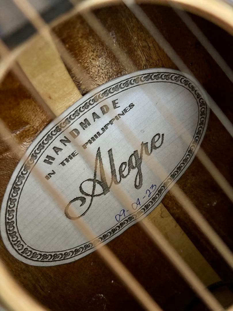 【ミニアコースティックギター】 フィリピン Alegra アレグレ【マンゴー材】