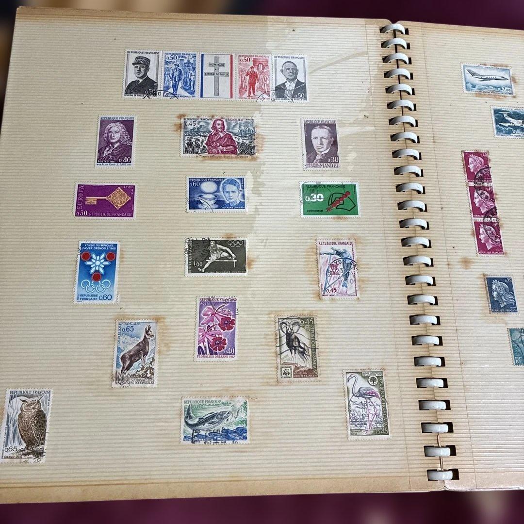 世界各国の使用済み切手　174枚