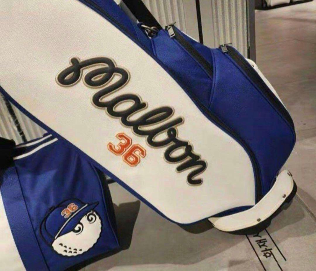 マルボンゴルフ キャディバッグ &ボストンバッグ&ラウンドポーチ 3点セット