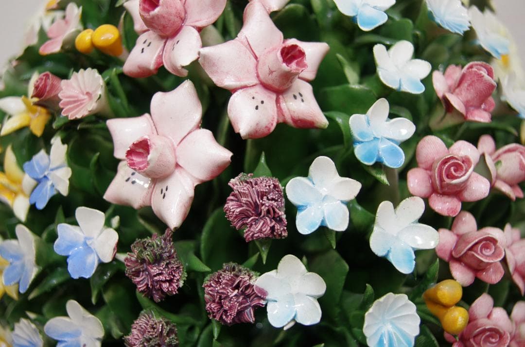 【アンティーク】カポディモンテ capodimonte　陶花