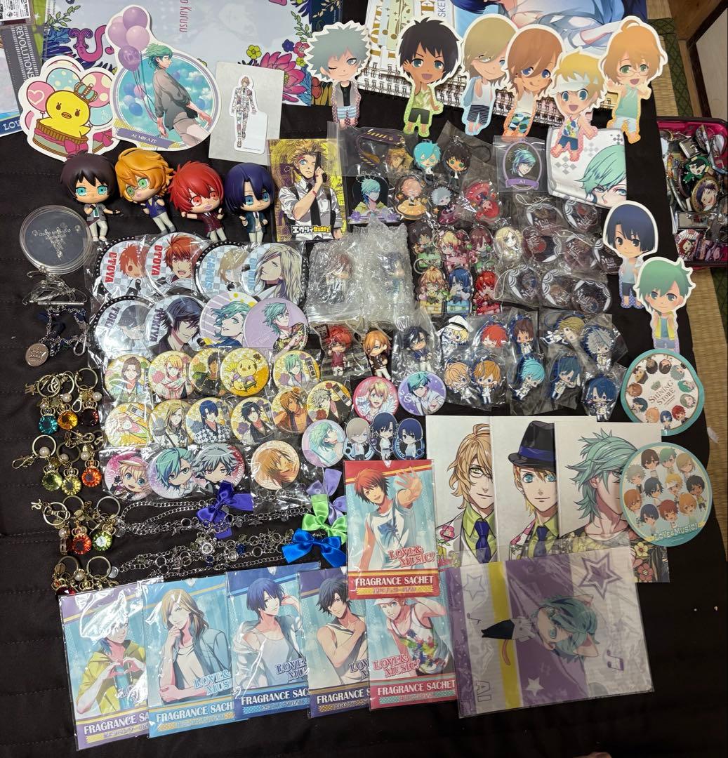 うたプリうたの☆プリンスさまっ♪美風藍来栖翔グッズまとめ缶バッジST☆RISH