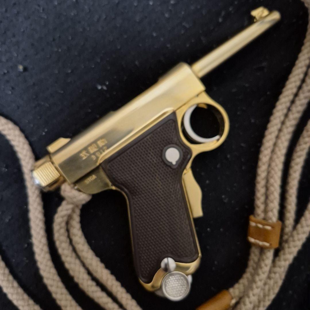 も*ん様 南部式小型自動拳銃ブローバック発火式　マルシン、未使用、未発火品